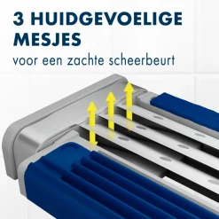 Hot Wegwerpmesjes Blue III 12 stuks Heren Scheren & Ontharen