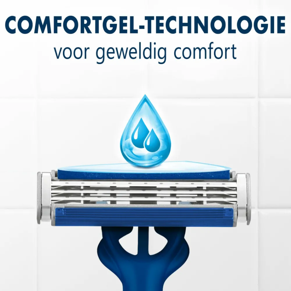 Hot Wegwerpmesjes Blue III 12 stuks Heren Scheren & Ontharen