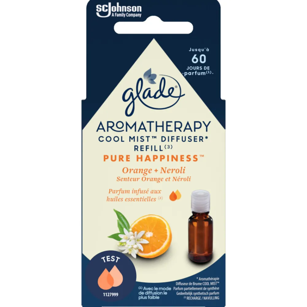 Outlet Geurverspreider Aromatherapy Cool Mist Navul Pure Happiness 17,4 ml Luchtverfrisser