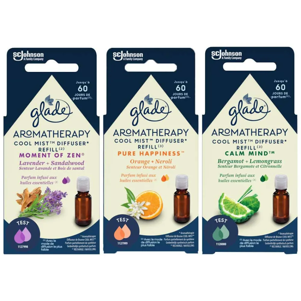 Hot Geurverspreider Aromatherapy Cool Mist Houder en Navulling Pakket Luchtverfrisser