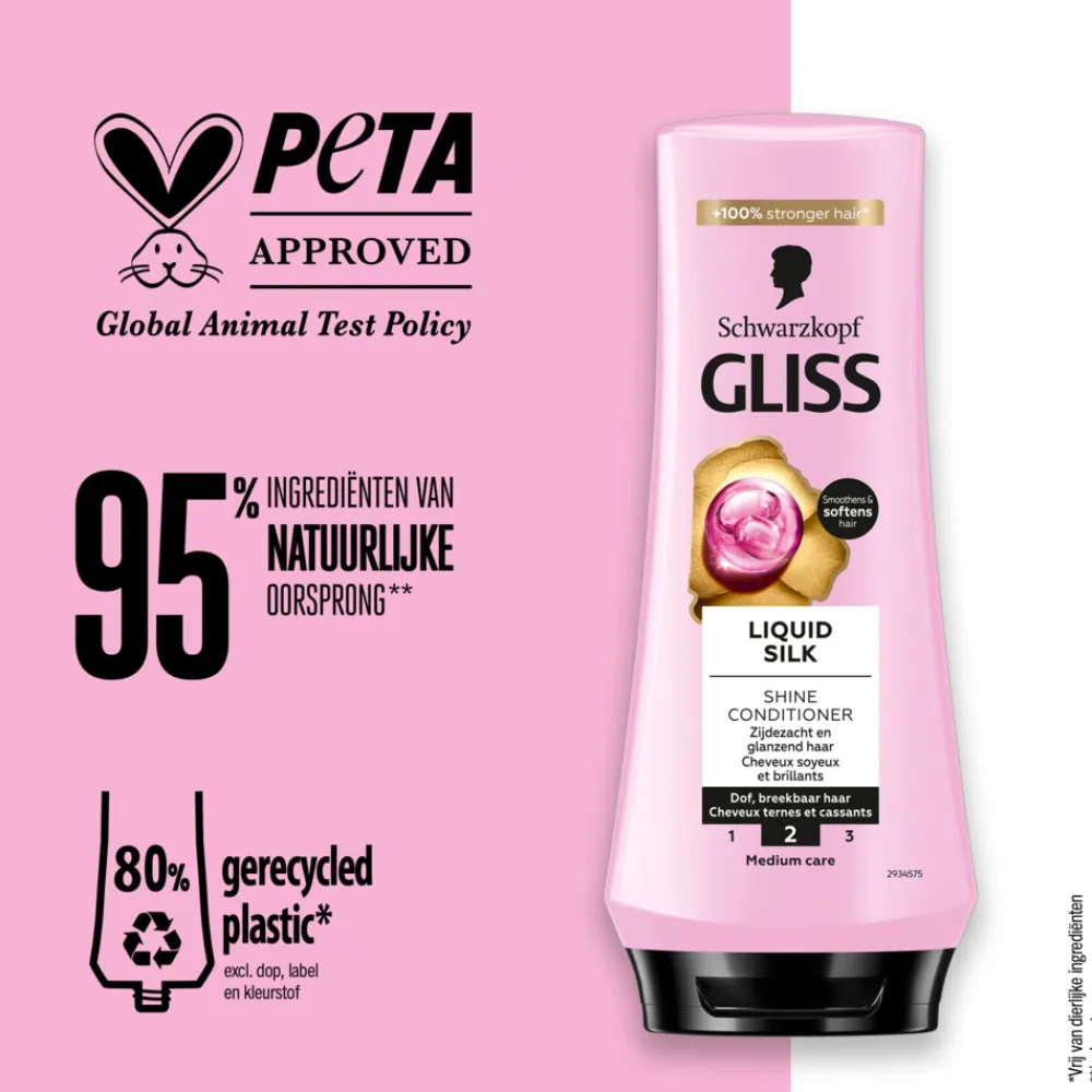 Conditioner Liquid Silk 200 ml^Gliss Hot