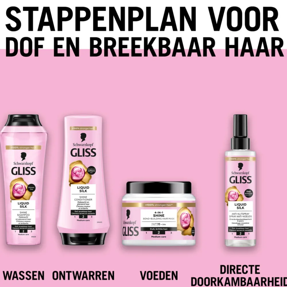 Conditioner Liquid Silk 200 ml^Gliss Hot