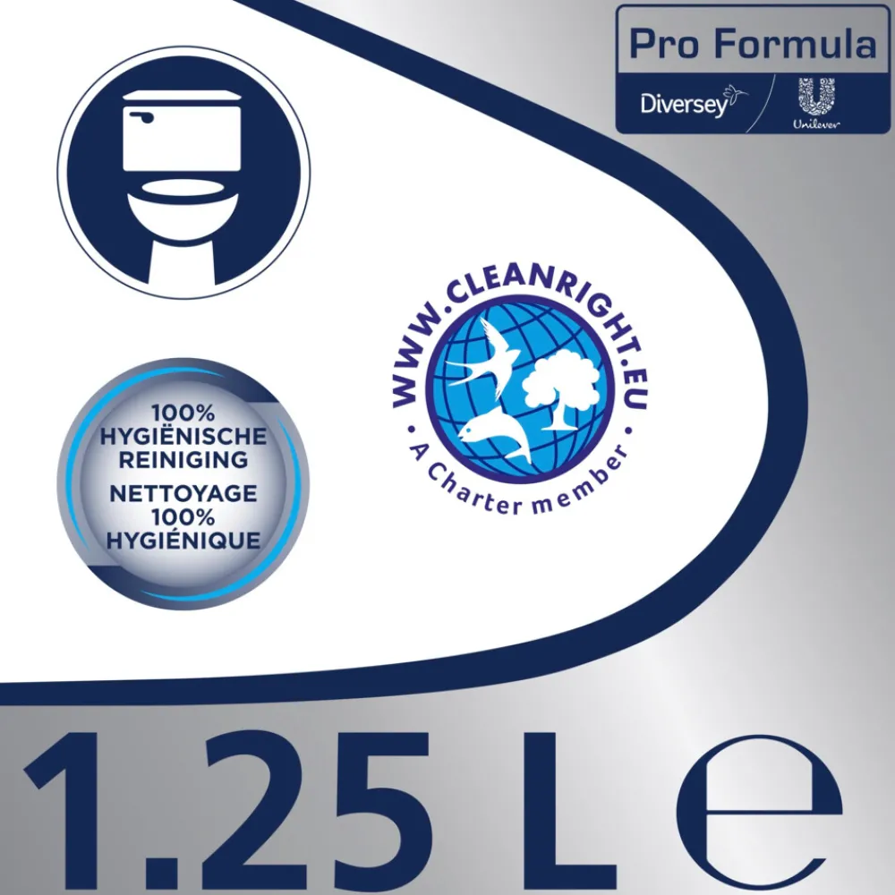 Professioneel Schoonmaakmiddel|Toiletartikelen<Glorix Professional Toiletreiniger Dikke Bleek Original Pro Formula 1,25 liter