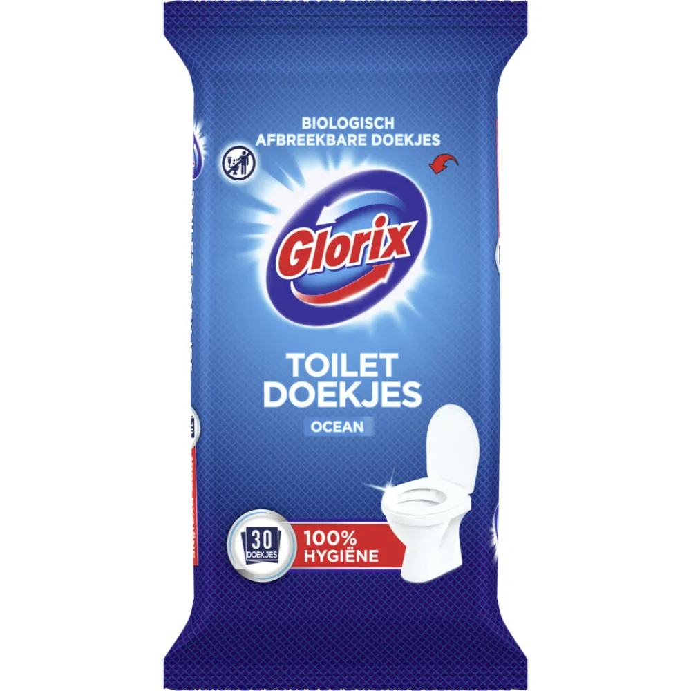 Outlet Toiletdoekjes Ocean 30 stuks Schoonmaakdoekjes