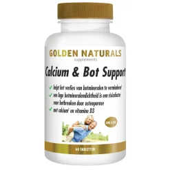 Calcium & Bot Support Vegan 60 tabletten^Golden Naturals Discount