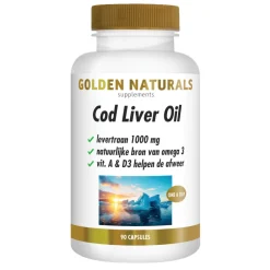 Cod Liver Oil 90 softgels^Golden Naturals Outlet