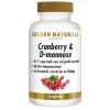 Cranberry & D-mannose 90 vegacapsules^Golden Naturals Outlet