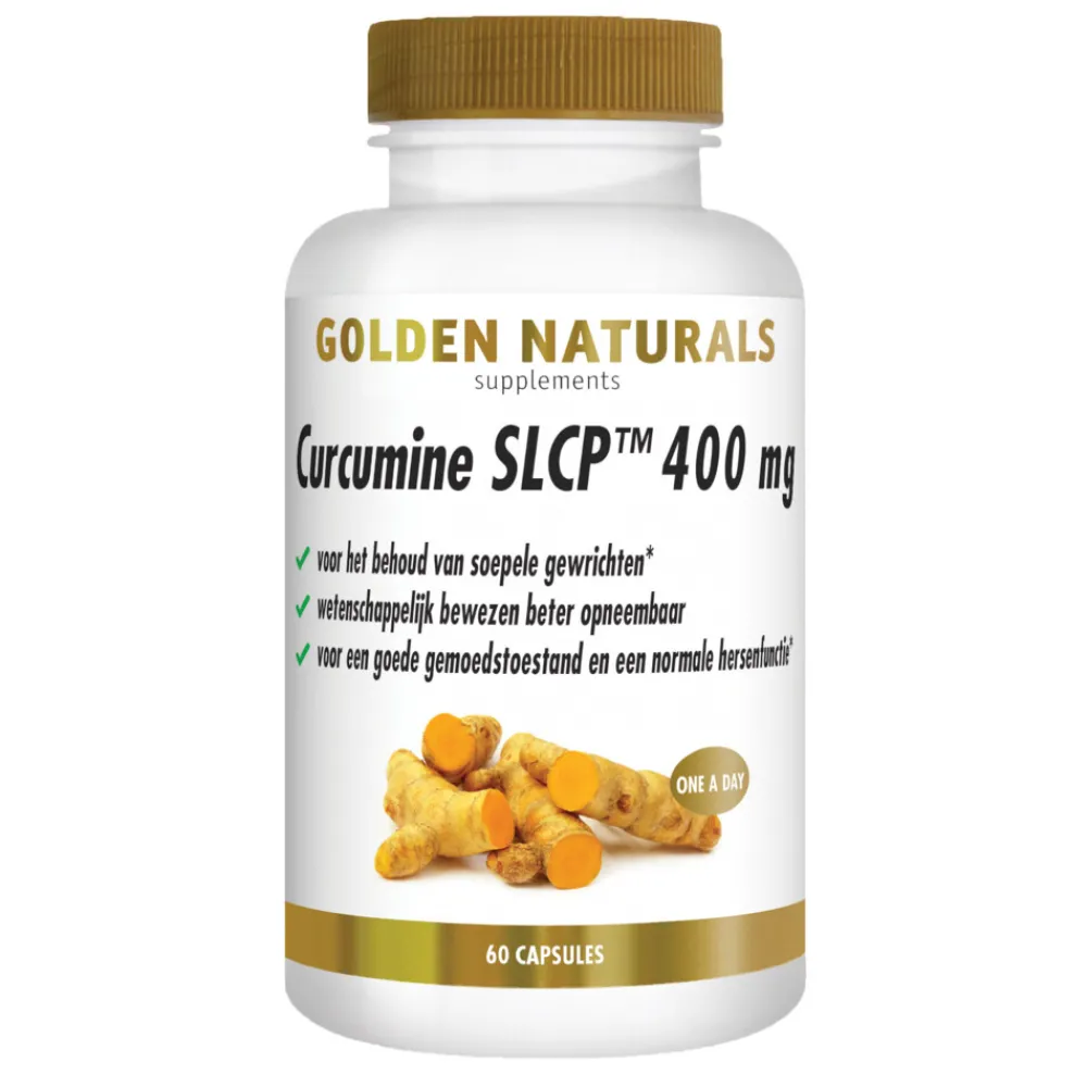 Weerstand & Energie<Golden Naturals Curcumine SLCP 400mg 60 vegacapsules
