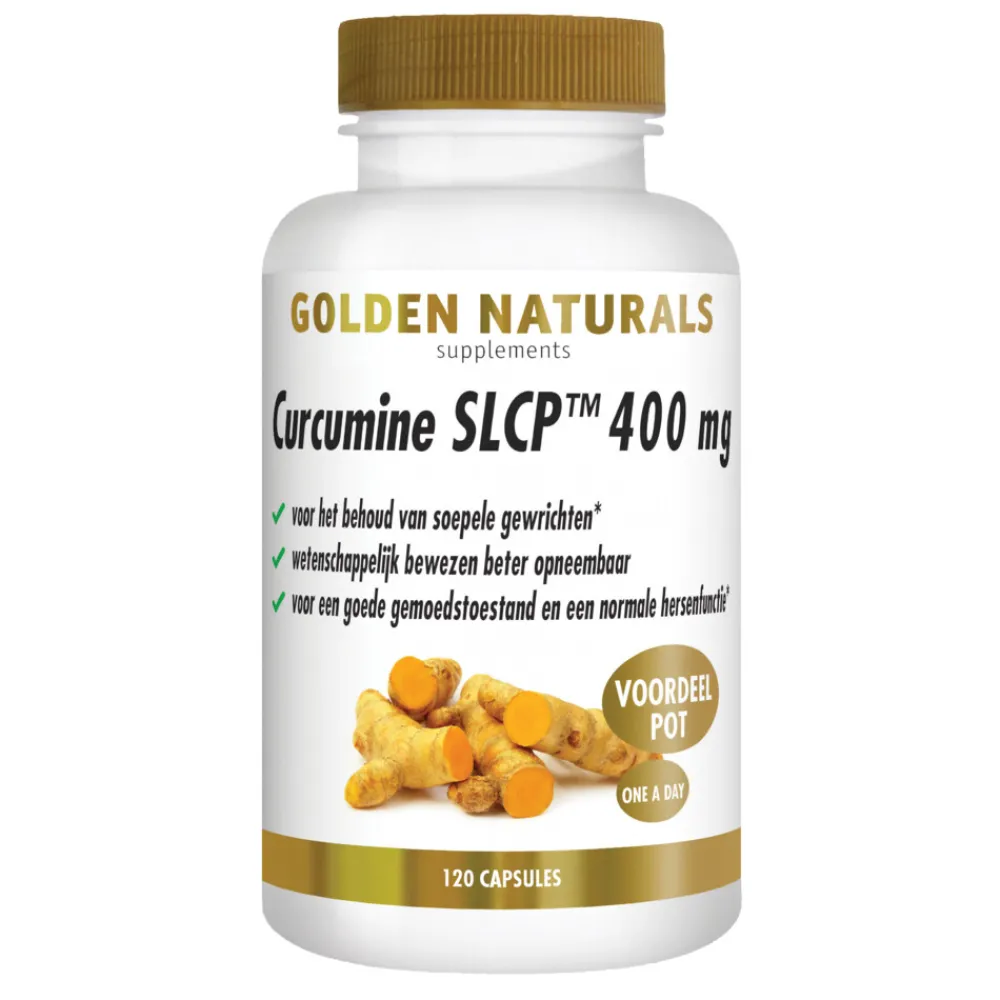 Curcumine SLCP 400mg 120 vegacapsules^Golden Naturals Online