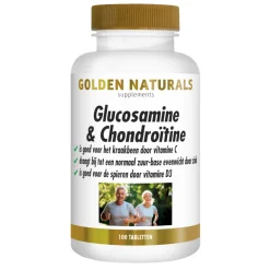 Glucosamine & Chondroïtine 100 tabletten^Golden Naturals Hot