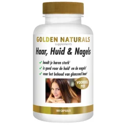 Haar, Huid & Nagels 180 vegacapsules^Golden Naturals Discount