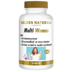 Multi Woman 60 tabletten^Golden Naturals New