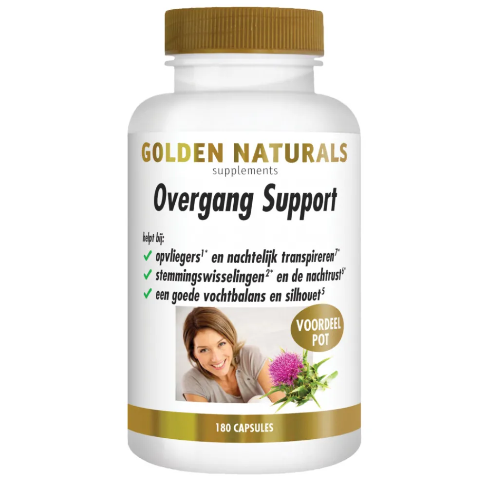 Overgang Support 180 vegacapsules^Golden Naturals Clearance