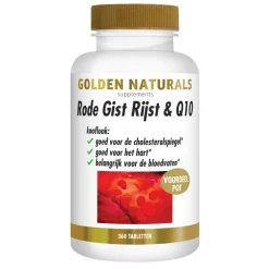 Outlet Rode Gist Rijst & Q10 Vegan 360 tabletten Hart, Bloed & Cholesterol