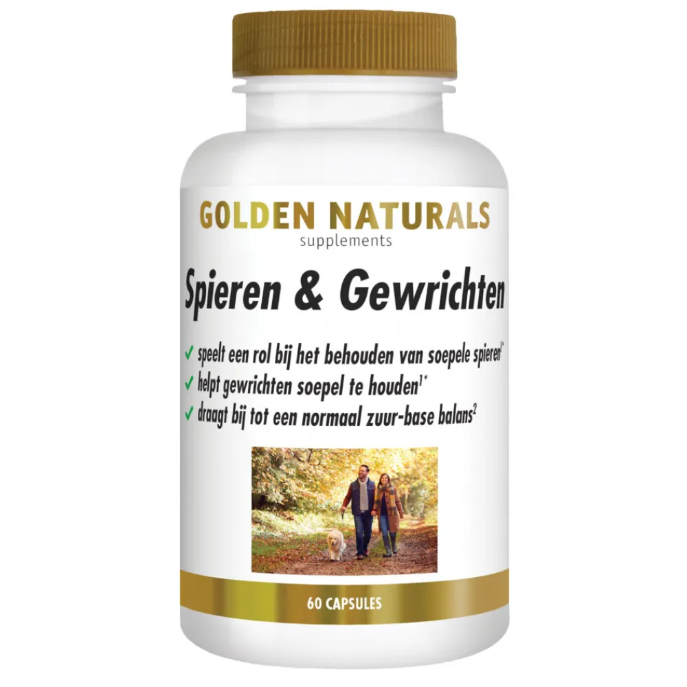 Spieren En Gewrichten<Golden Naturals Spieren & Gewrichten 60 capsules