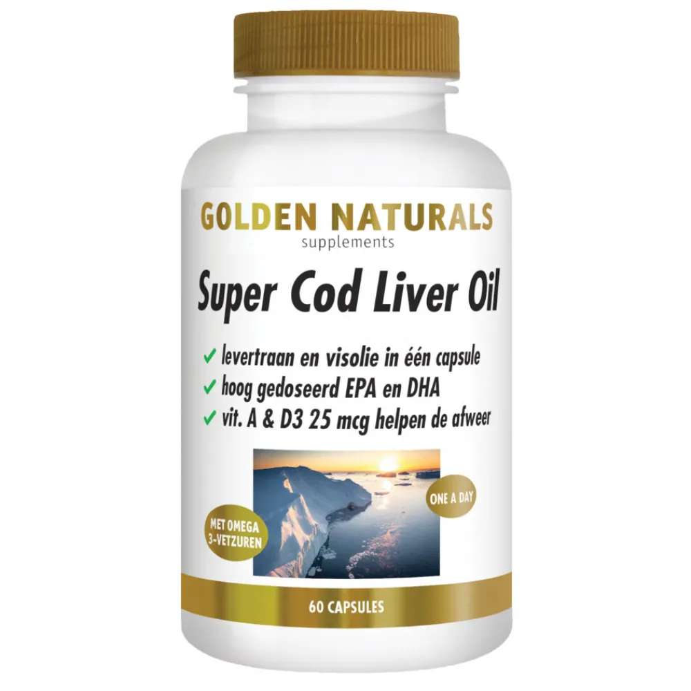 Organen<Golden Naturals Super Cod Liver Oil 60 softgels