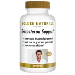 Voor Vrouw Of Man<Golden Naturals Testosteron Support Vegan 60 tabletten