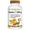 Vitaminen<Golden Naturals Vitamine C 1000mg Rozenbottel Vegan 180 tabletten