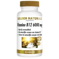 Clearance Vitamine B12 6000mcg Vegan 180 zuigtabletten Vitaminen