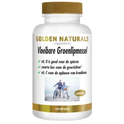 Vloeibare Groenlipmossel 120 softgels^Golden Naturals Sale