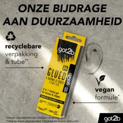 Sale Glued 4 Brows & Edges Gel Black 16 ml Haarstyling