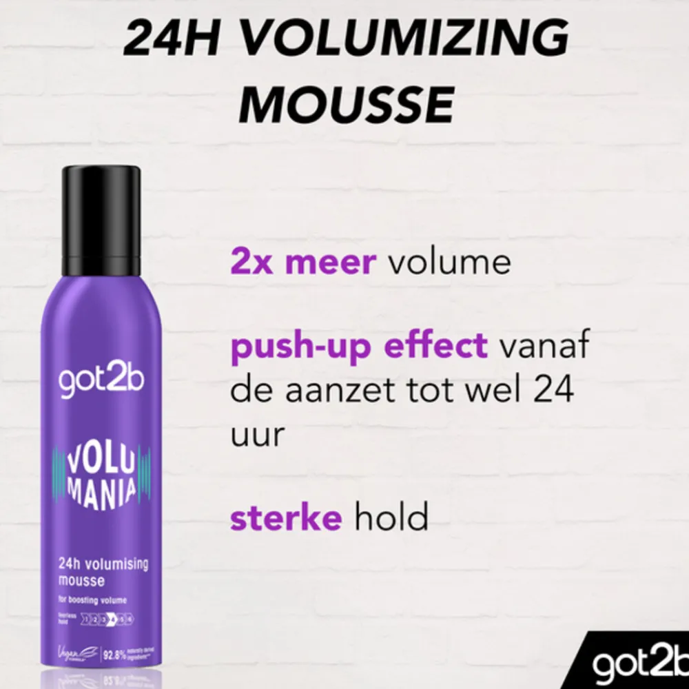 Volumania 24H Volumizing Mouse 250 ml^Got2b