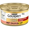 Sale Gold Fijne Hapjes Zalm - Kip 85 gr Kattenvoer