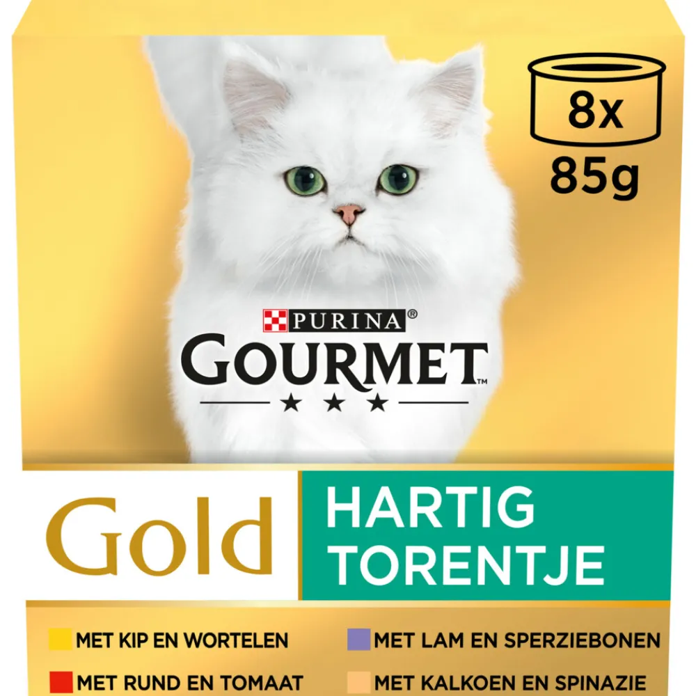 Gold Hartig Torentje 8 x 85 gr Kattenvoer