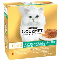 Gold Hartig Torentje 8 x 85 gr Kattenvoer
