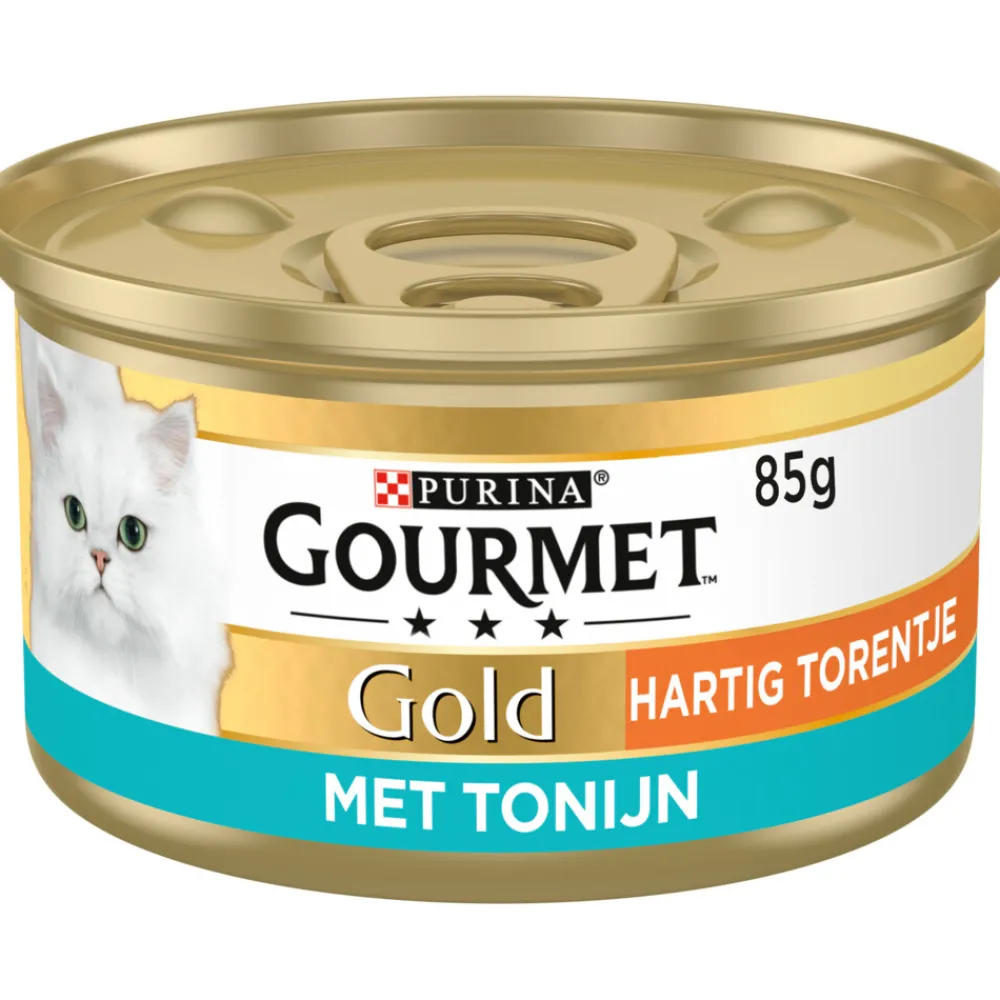 Hot Gold Hartig Torentje Tonijn 85 gr Kattenvoer