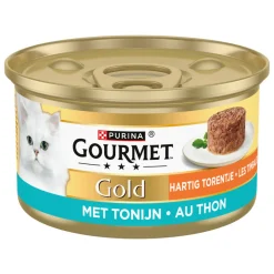 Hot Gold Hartig Torentje Tonijn 85 gr Kattenvoer