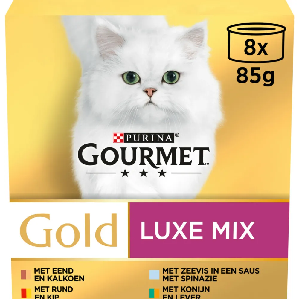 Gold Luxe Mix 8 x 85 gr^Gourmet Best