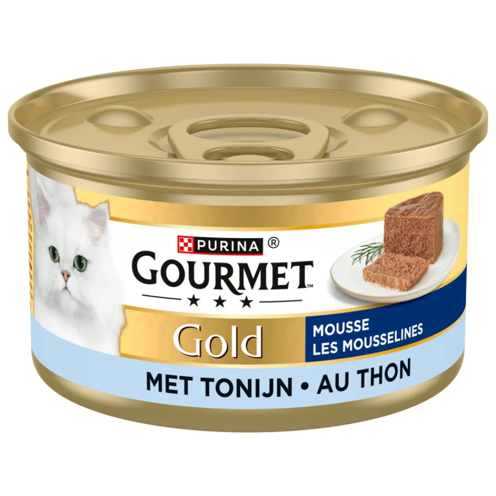 Gold Mousse Tonijn 85 gr Kattenvoer