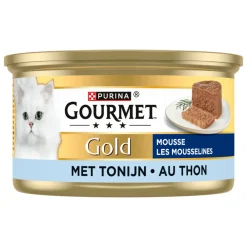 Gold Mousse Tonijn 85 gr Kattenvoer