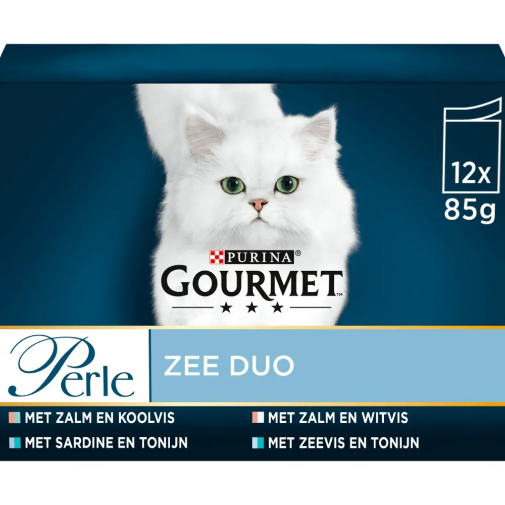 Perle Mini Filets Multipack Zee Duo in Saus 12 x 85 gr^Gourmet