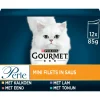 Perle Mini Filets in Saus Mix 12 x 85 gr Kattenvoer