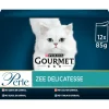Sale Perle Multipack Zee Delicatesse in Saus 12 x 85 gr Kattenvoer