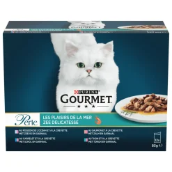 Sale Perle Multipack Zee Delicatesse in Saus 12 x 85 gr Kattenvoer