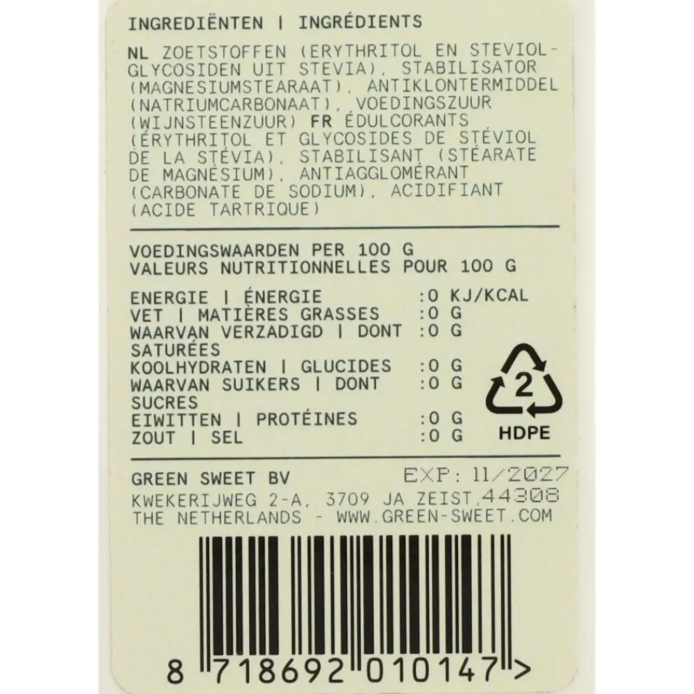 Zoetjes 200 stuks^Green Sweet New