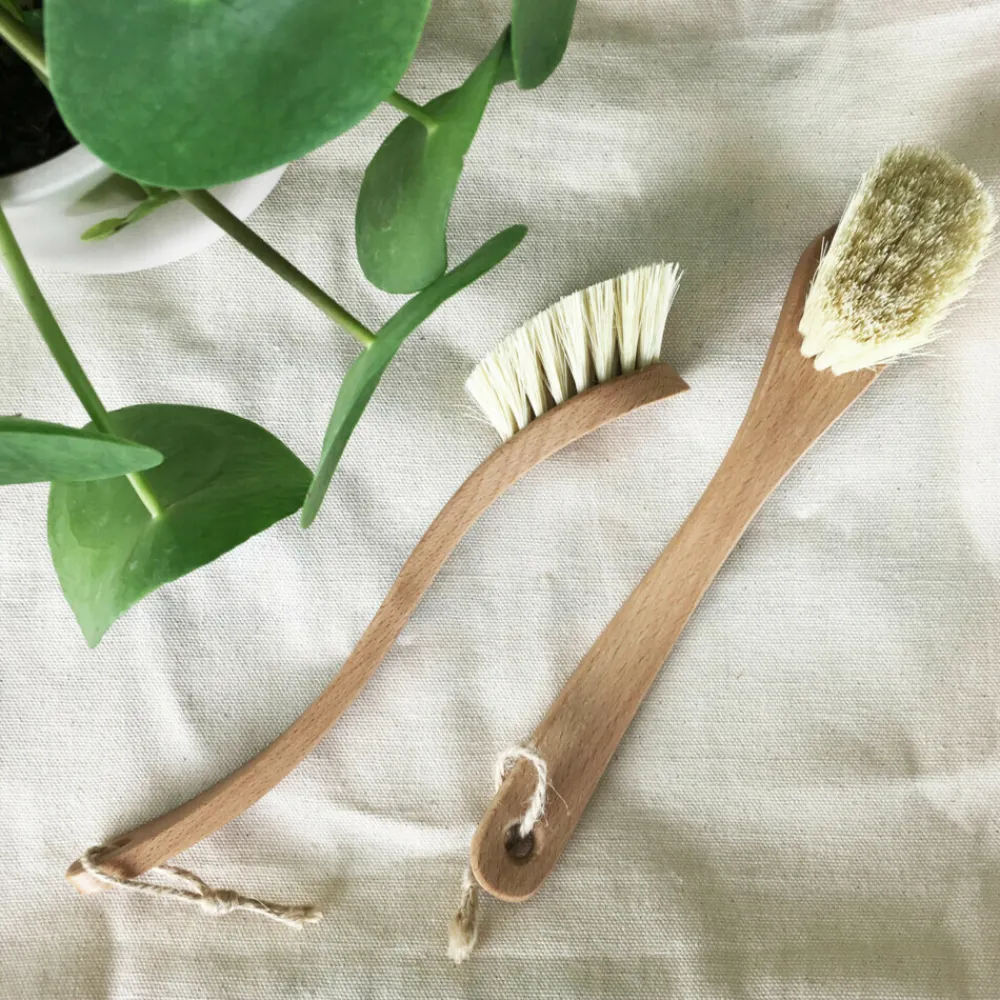 Schoonmaakborstel|Handafwas<Greenminds Afwasborstel Hout