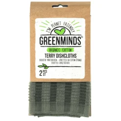 Schoonmaakdoekjes<Greenminds Badstof Vaatdoeken 35 x 35 cm 2 stuks