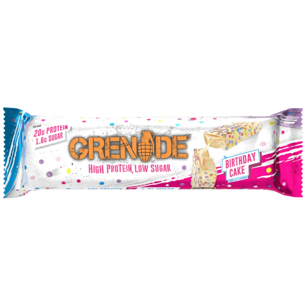 Protein Bars Birthday Cake 12 x 60 gr^Grenade Clearance