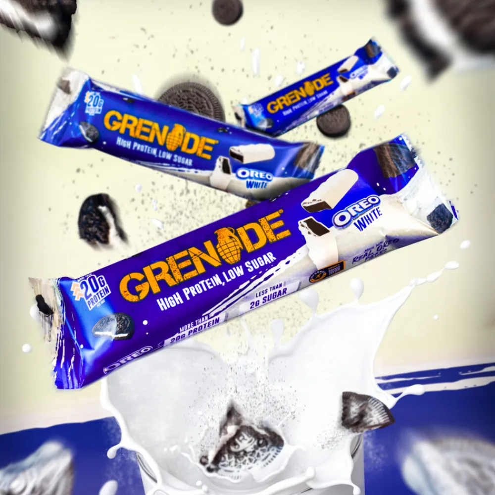 Discount Protein Bars Oreo White 12 x 60 gr Snacks|Sportvoeding & Drank