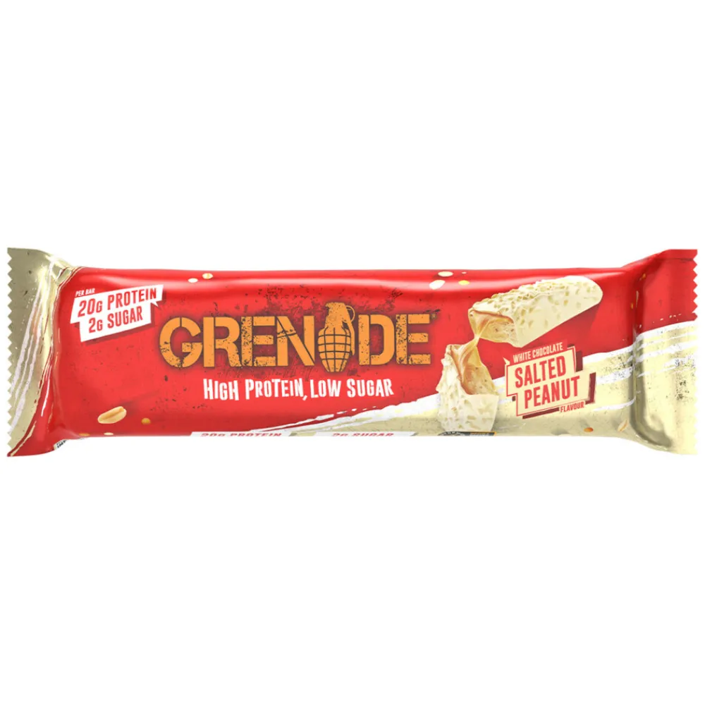 Snacks|Sportvoeding & Drank<Grenade Protein Bars White Chocolate Salted Peanut 12 x 60 gr