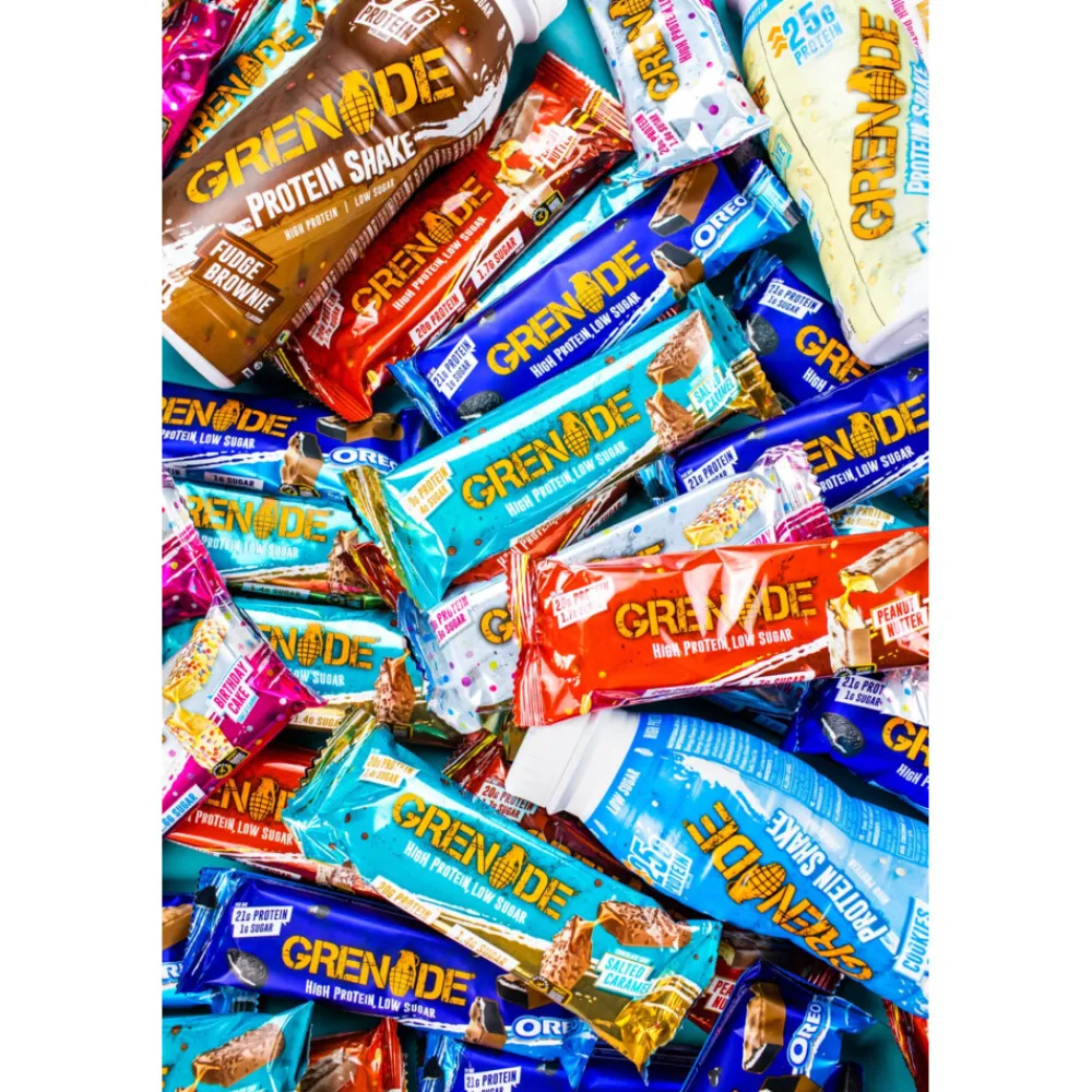 Snacks|Sportvoeding & Drank<Grenade Protein Bars White Chocolate Salted Peanut 12 x 60 gr