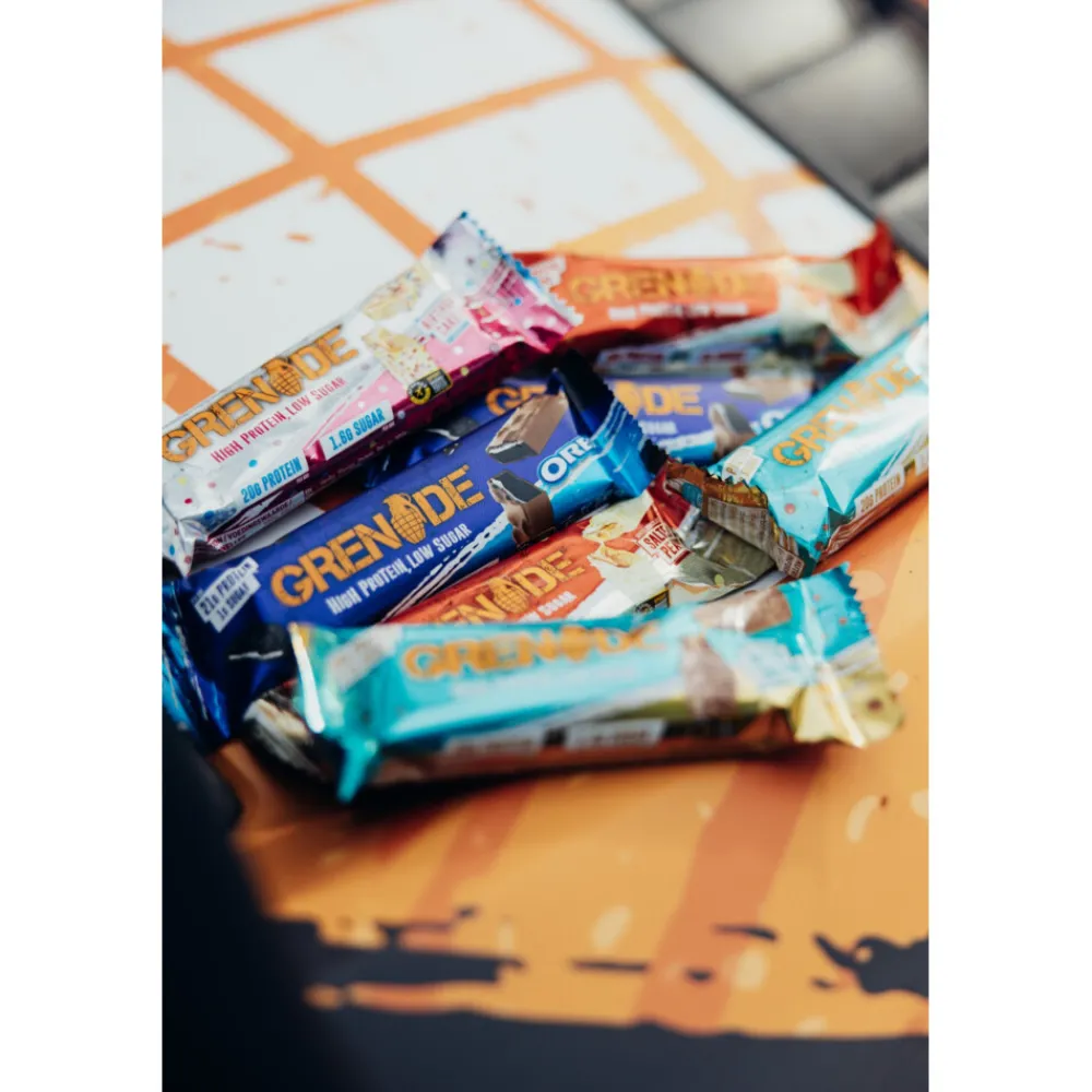 Snacks|Sportvoeding & Drank<Grenade Protein Bars White Chocolate Salted Peanut 12 x 60 gr