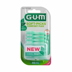 Flossen & Ragen<GUM Soft-Picks Comfort Flex Mint Medium 40 stuks