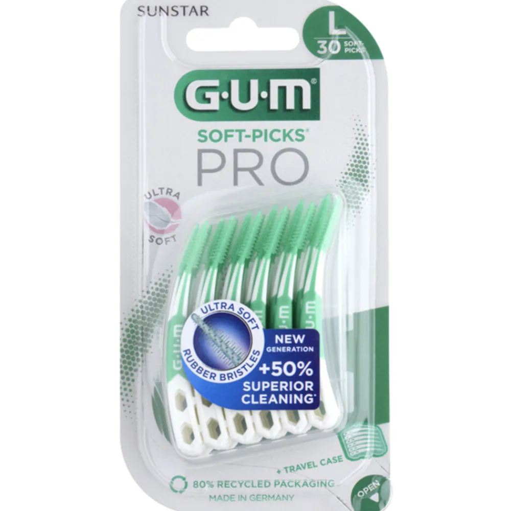 Flossen & Ragen<GUM Soft-Picks PRO Large 30 stuks