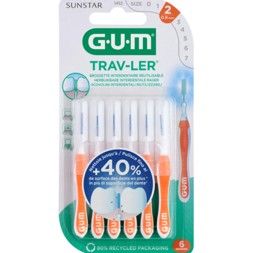 Clearance Trav-Ler Ragers Oranje 0.9mm 6 stuks Flossen & Ragen