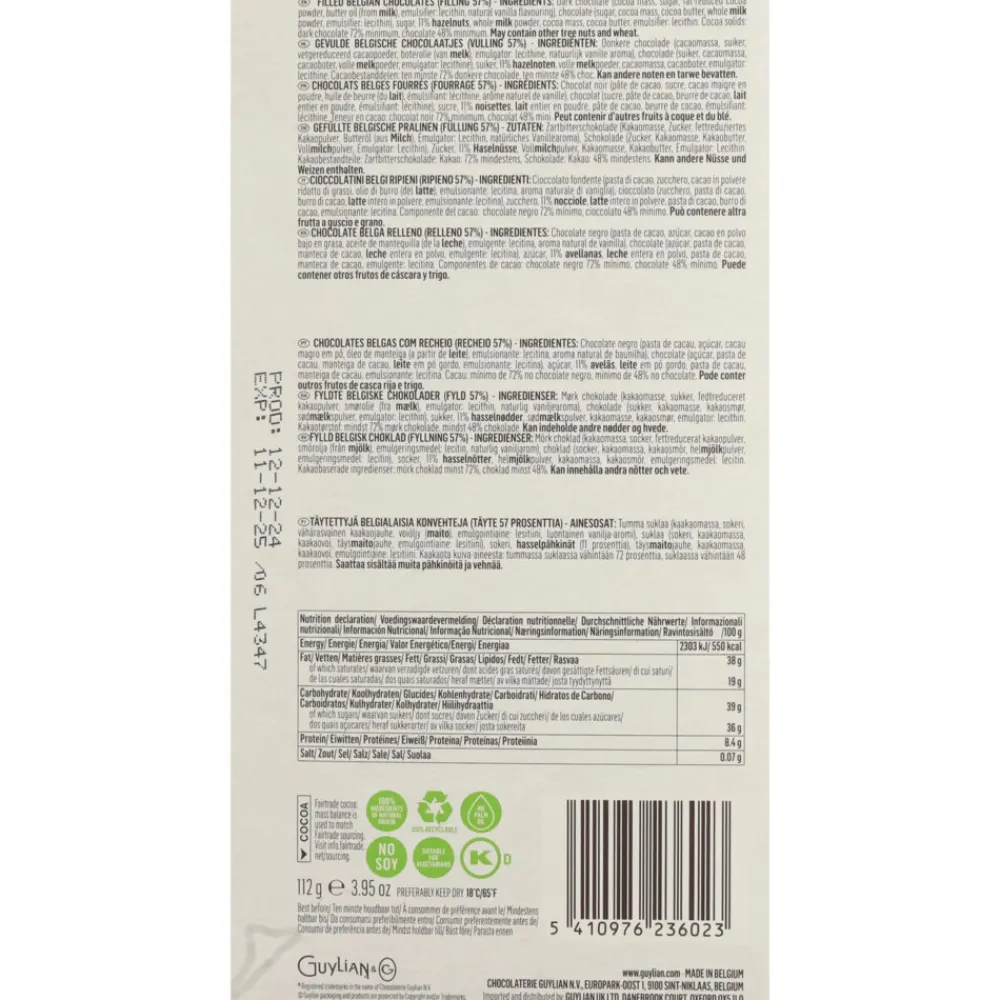 Chocolade Zeevruchten Dark Praline 112 gr^Guylian New